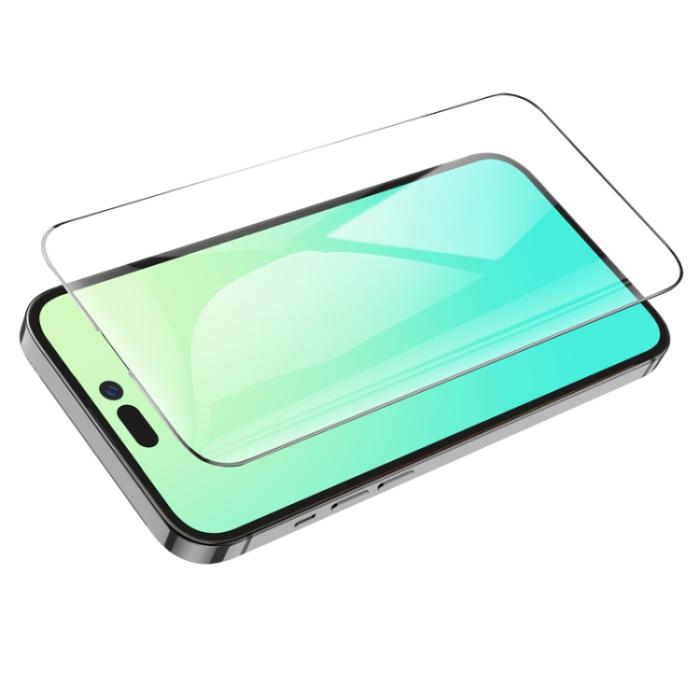Bild 2, HOCO iPhone 14 Pro Skärmskydd Ez Fit Heltäckande Härdat Glas