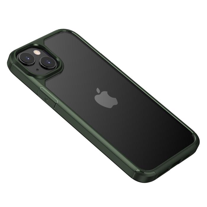 Bild 1, iPhone 15 Plus Skal Defense Armor Hybrid Svartgrön