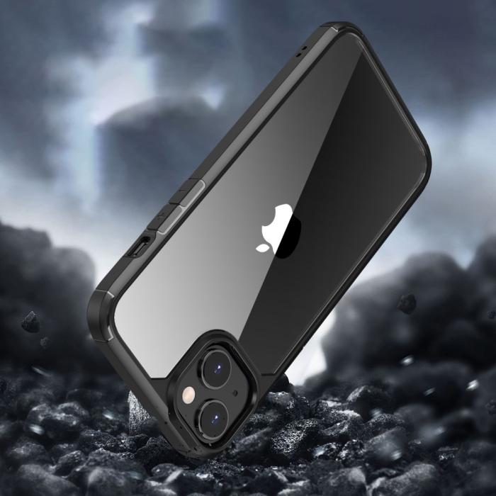 Bild 4, iPhone 15 Plus Skal Defense Armor Hybrid Svartgrön