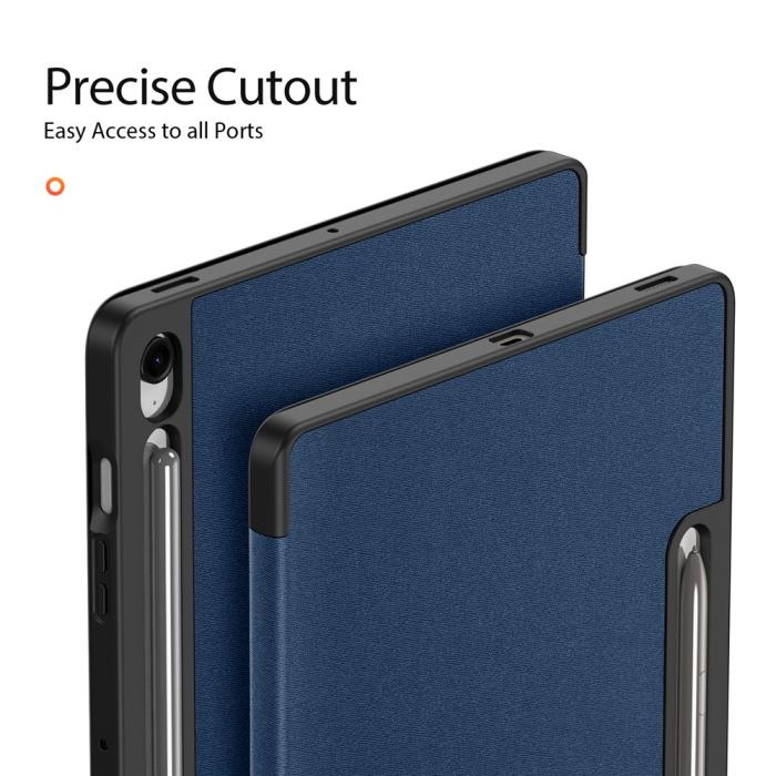 Bild 5, DUX DUCIS Galaxy Tab S10 FE Plus Fodral DOMO Tri-Fold Blå