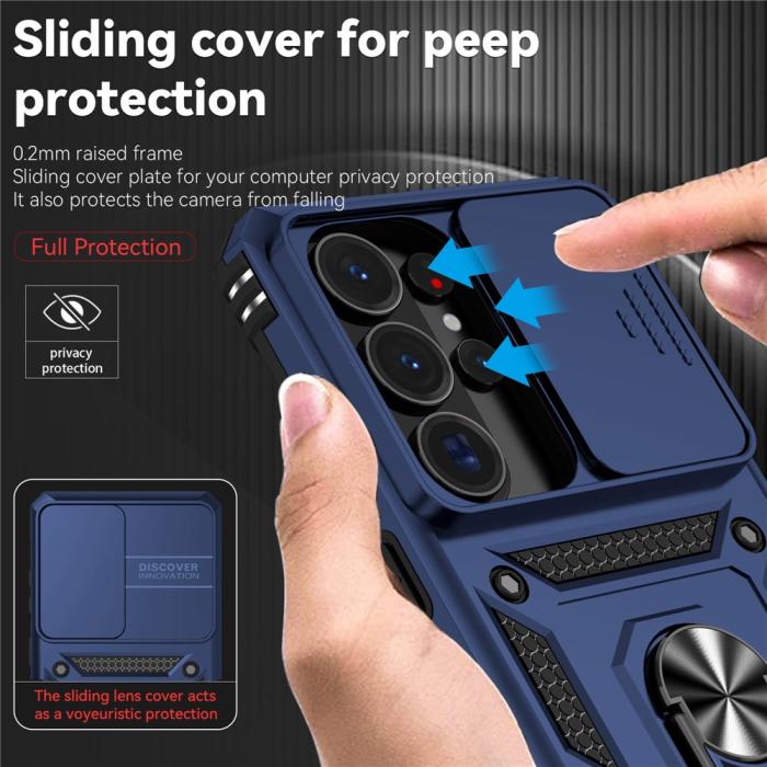 Bild 6, Samsung Galaxy S26 Ultra Skal CamShield Ring Hybrid Blå