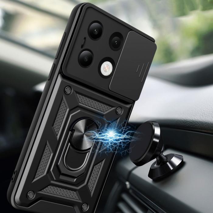 Bild 4, Tech-Protect Xiaomi Redmi Note 13 4G Skal CamShield Pro Svart