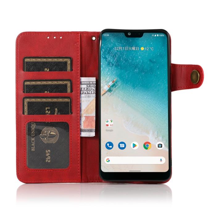 Bild 4, KHAZNEH Samsung Galaxy S22 Plus Fodral Magnetisk Mässing Röd