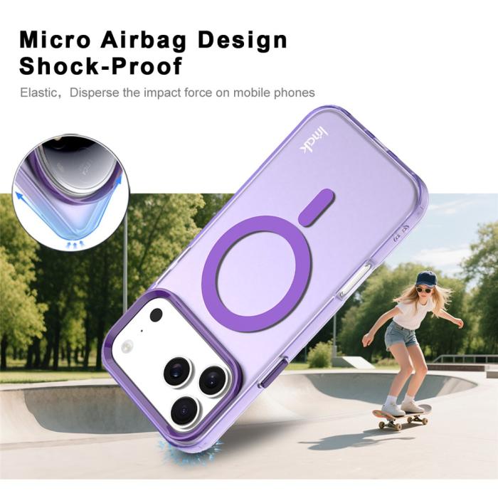 Bild 3, IMAK iPhone 17 Pro Max Skal MagSafe Anti Drop Lila