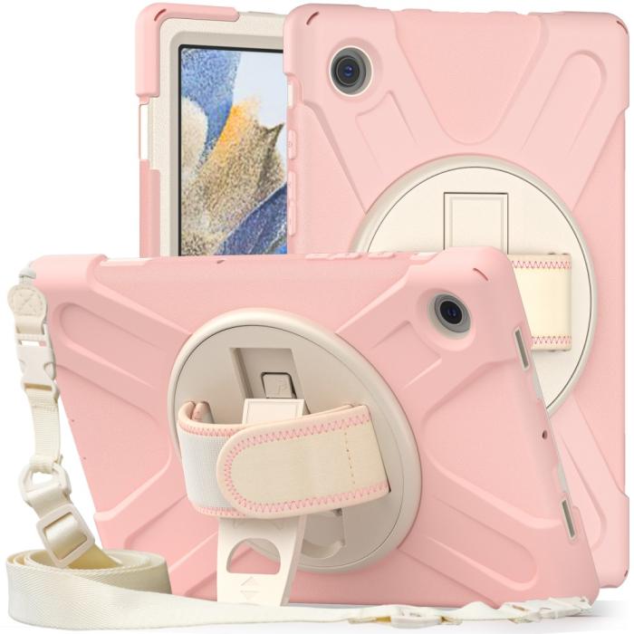 Bild 3, Galaxy Tab A8 10.5 Roterande X-Shape Hybrid Skal