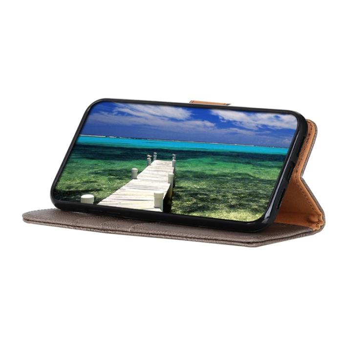 Bild 5, KHAZNEH iPhone 14 Pro Max Fodral Läder Khaki