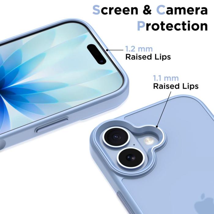 Bild 4, Tech-Protect iPhone 17 Skal MagMat Mist Blue