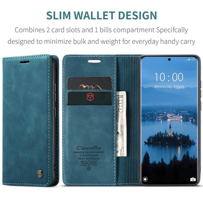 Bild 6, CASEME Redmi Note 14 Pro/Pro Plus 5G Fodral Flip Retro Läder