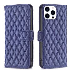 iPhone 15 Pro Fodral Diamond Läder Blå