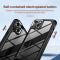 iPhone 15 Skal Shockproof Hybrid Armor Svart