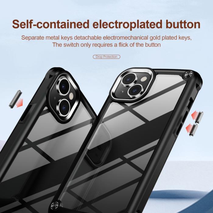 Bild 4, iPhone 15 Skal Shockproof Hybrid Armor Svart