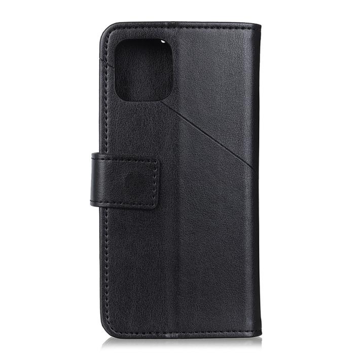 Bild 3, Xiaomi Mi 11 - Nit Dekor Läder Fodral - Svart