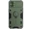 iPhone 13 - NILLKIN CamShield Armor Hybrid Ring Skal - Grön