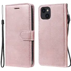 iPhone 13 - Solid Plånboksfodral - Roséguld