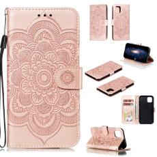 iPhone 11 - Sun Mandala Plånboksfodral - Roséguld