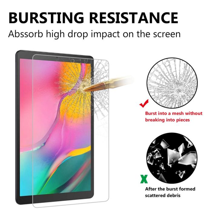 Bild 3, Samsung Galaxy Tab A 10.1 2019 - Skärmskydd i Härdat Glas