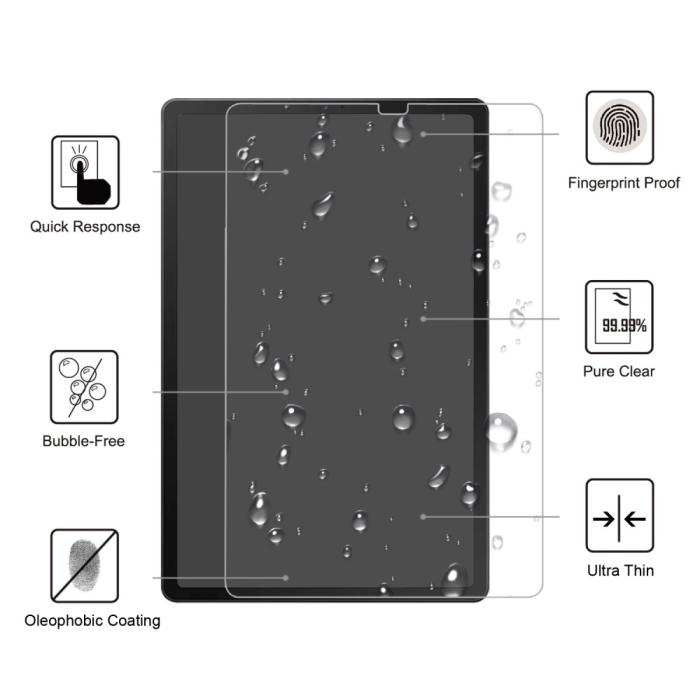 Bild 2, Samsung Galaxy Tab S6 - Skärmskydd i Härdat Glas