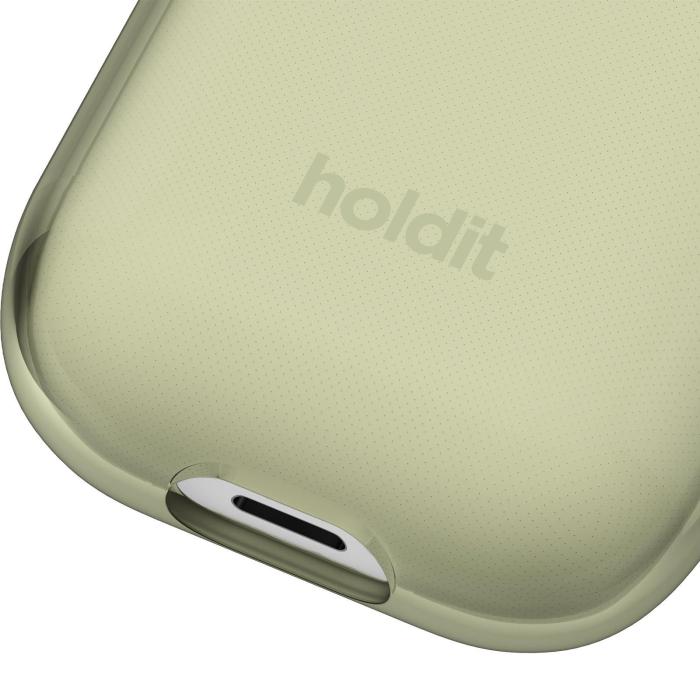 Bild 3, holdit Apple AirPods Skal Seethru Khaki Green