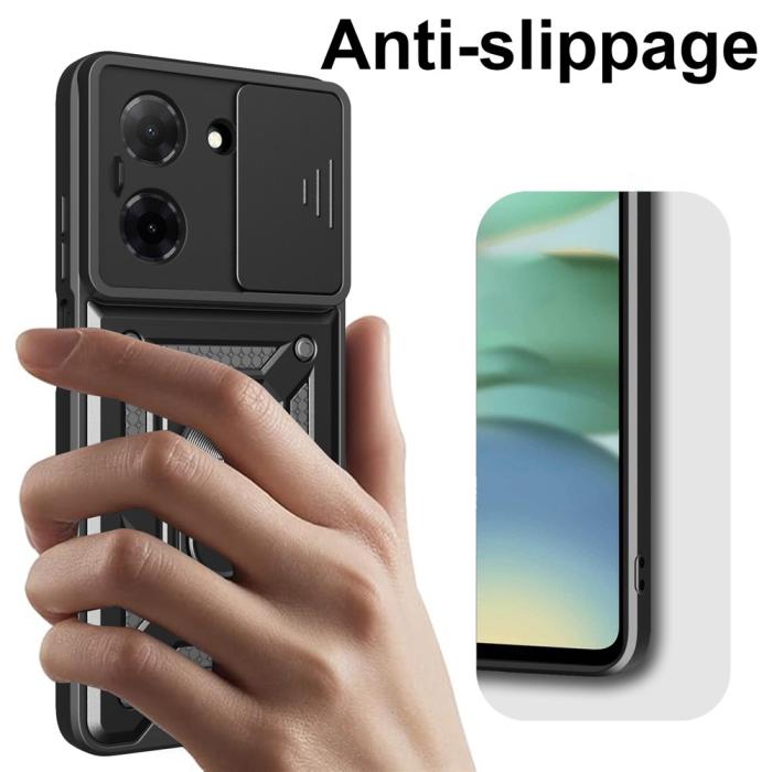 Bild 5, Xiaomi Redmi A5 Skal CamShield Hybrid Ring Svart
