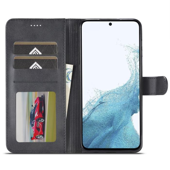Bild 2, LC.IMEEKE Galaxy A54 5G Fodral Läder Svart