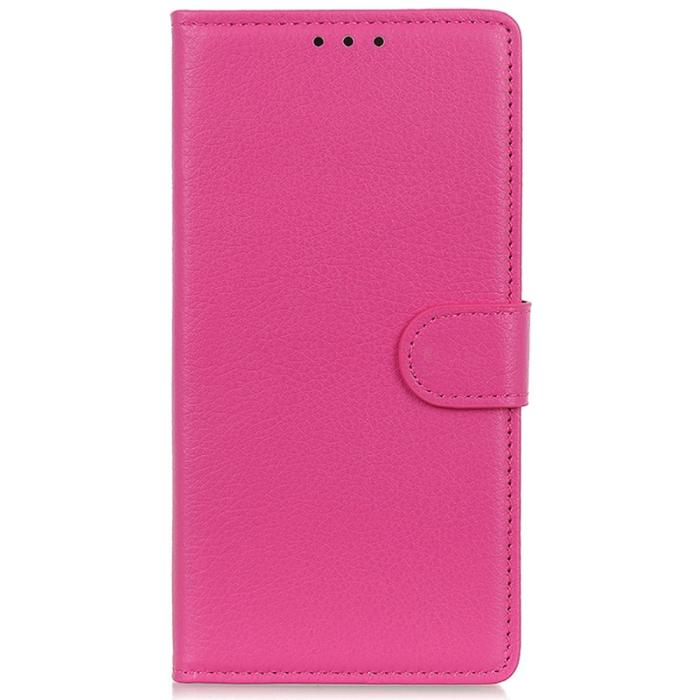 Bild 6, Samsung Galaxy A35 5G Fodral Litchi Läder Rosa