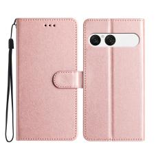 Sony Xperia 10 VII Fodral L&auml;der Ros&eacute;guld
