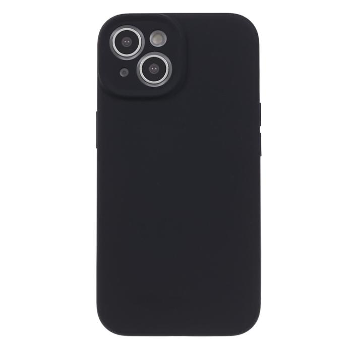 Bild 1, iPhone 15 Skal Liquid Silikon Svart