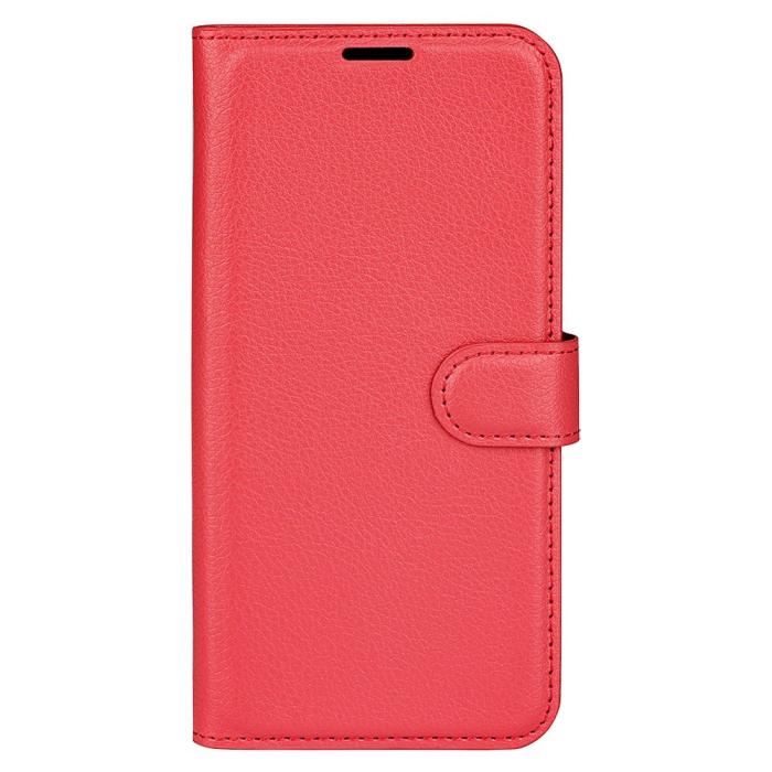 Bild 5, Xiaomi Redmi Note 12 Pro 5G Fodral Litchi Läder Röd