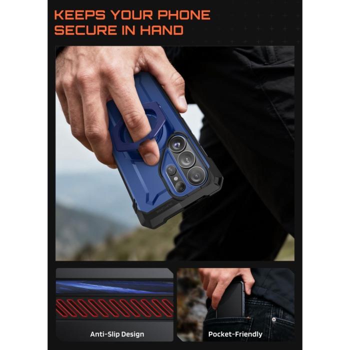 Bild 6, Supcase Galaxy S26 Ultra Skal MagSafe UB Grip Cobalt