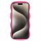 iPhone 14 Mobilskal Wavy Rosa