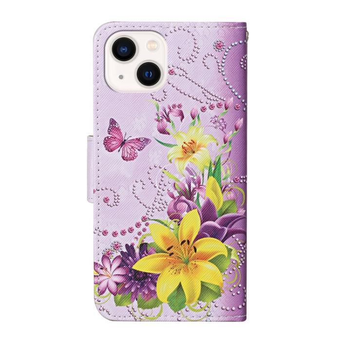 Bild 3, iPhone 14 Fodral Med Tryck Gula Blommor
