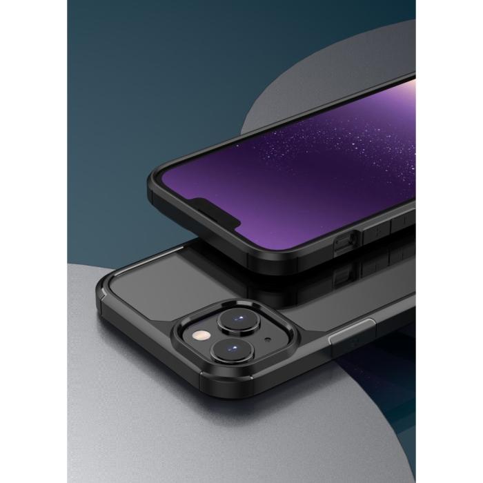 Bild 6, iPhone 15 Plus Skal Defense Armor Hybrid Svartgrön