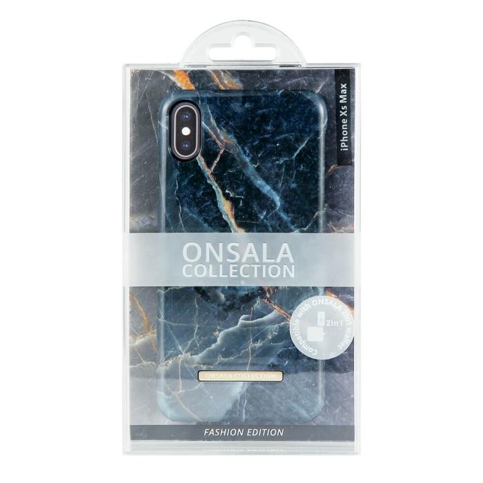 Bild 2, ONSALA iPhone XS Max Mobilskal Shine Grey Marble