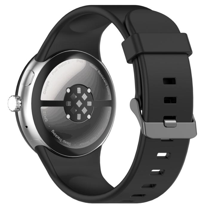 Bild 1, Google Pixel Watch 3 45 mm Armband Silikon Svart