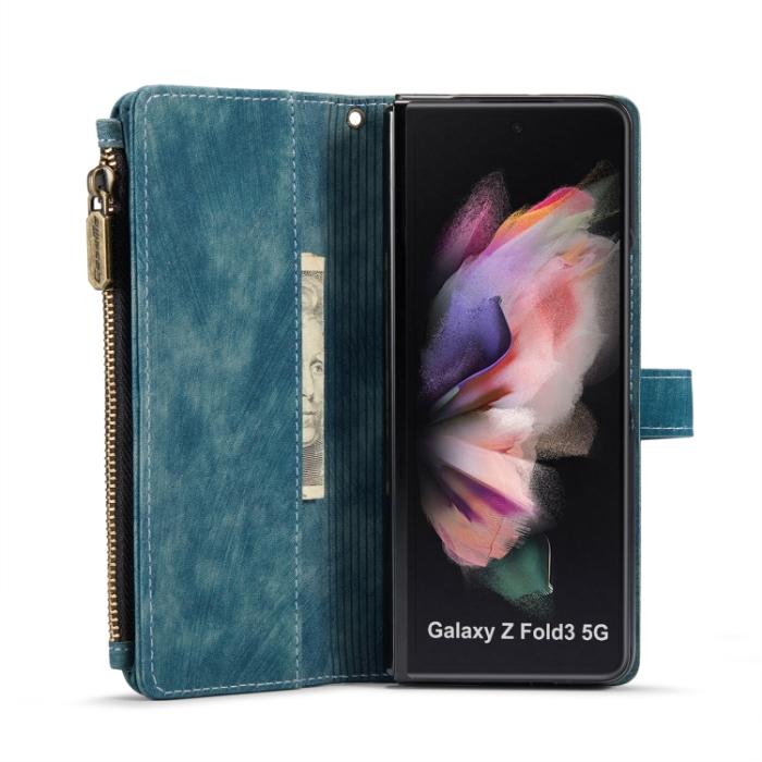 Bild 5, CASEME Galaxy Z Fold 3 Fodral Multifunktionell Blå