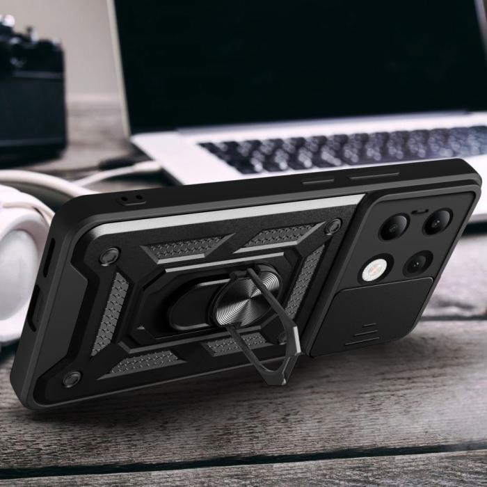 Bild 6, Tech-Protect Xiaomi Redmi Note 13 4G Skal CamShield Pro Svart