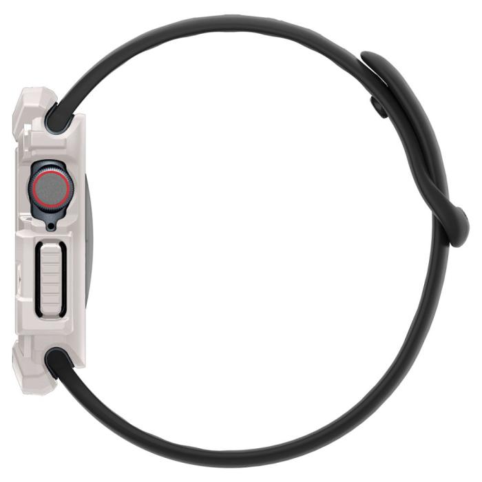 Bild 6, Spigen Apple Watch 11/10 46 mm Skal Rugged Armor Dune Beige