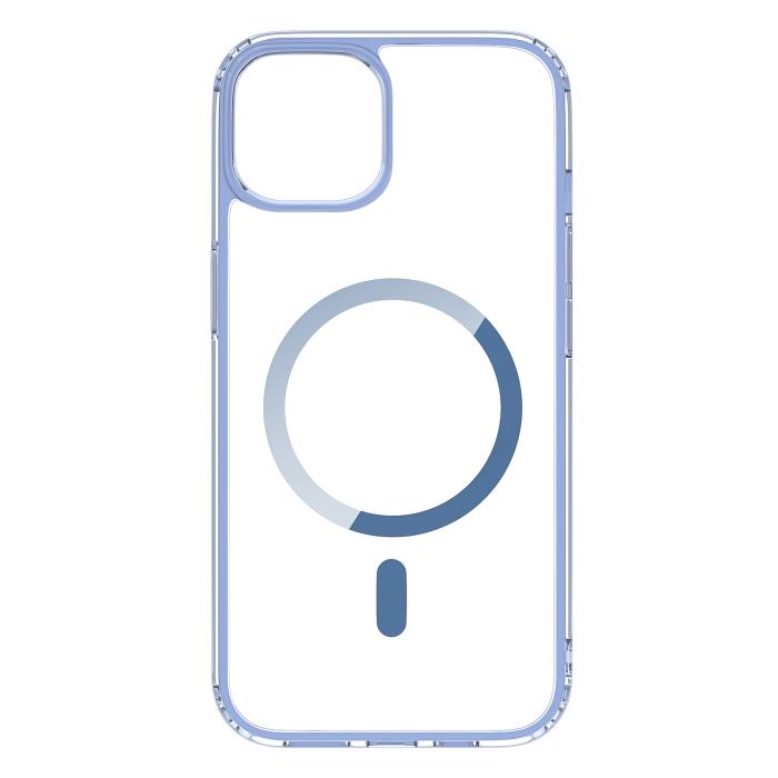 Bild 3, ColorPop iPhone 14 Skal CH MagSafe Transparent/Ljus Blå
