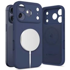 Tech-Protect iPhone 17 Pro Max Skal MagSafe Silicone Deep Blue