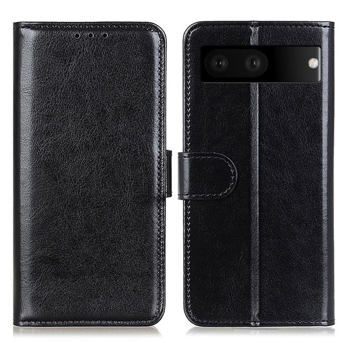 Bild 1, Google Pixel 7 Fodral Crazy Horse Svart