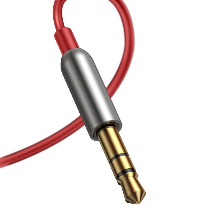 Bild 4, Baseus Bluetooth Till 3.5 mm AUX Adapter Kabel - Röd