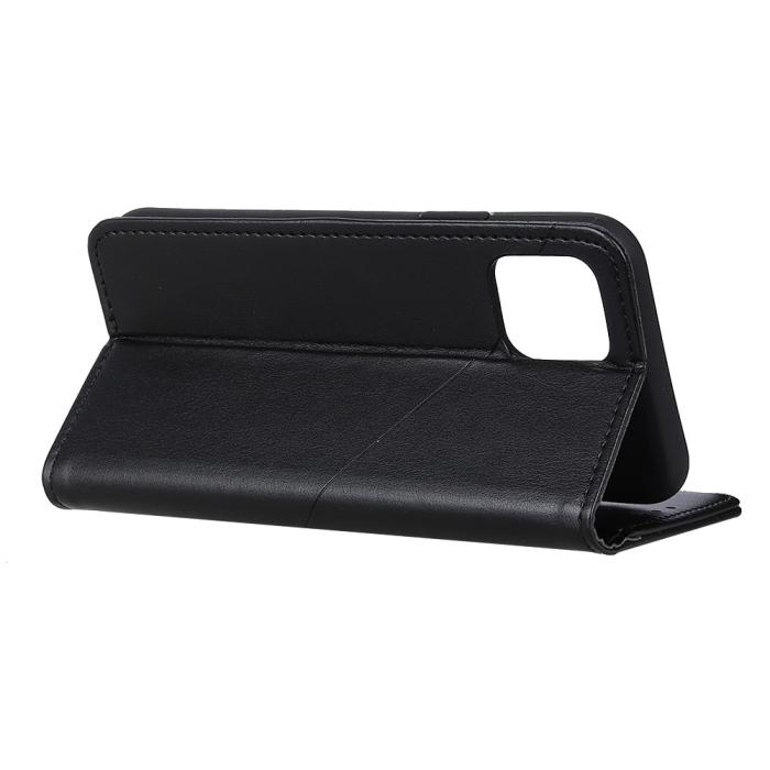 Bild 4, Xiaomi Mi 11 - Nit Dekor Läder Fodral - Svart