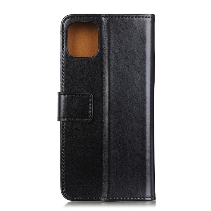 Bild 3, Xiaomi Mi 11 - Tri-Color Läder Fodral - Svart