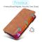 iPhone 13 - LC.IMEEKE Retro Flip Fodral - Brun