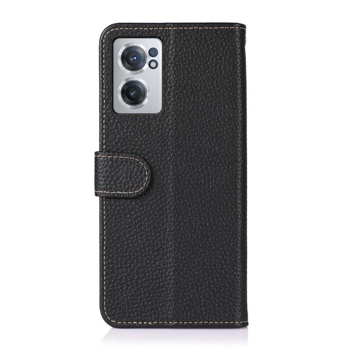 Bild 3, KHAZNEH OnePlus Nord CE 2 5G Fodral Äkta Läder Svart
