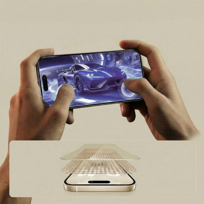 Bild 4, Tech-Protect Galaxy A57/A37 2-PACK Skärmskydd GlassFit+ Transpanret