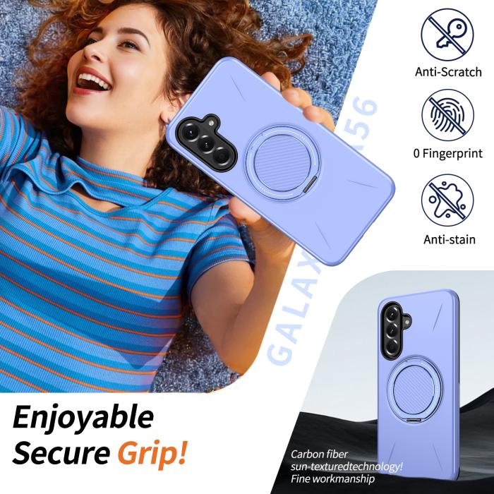 Bild 2, Samsung Galaxy A27 5G Skal Magsafe Kickstand Lila