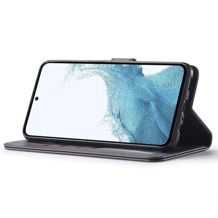 Bild 3, LC.IMEEKE Galaxy A54 5G Fodral Läder Svart