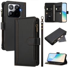 Xiaomi 15T Pro Fodral Multifunktionell L&auml;der Svart
