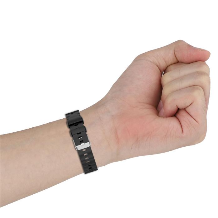 Bild 6, Huawei Watch GT 6 41 mm / 5 Pro 42 mm Armband Silikon Svart